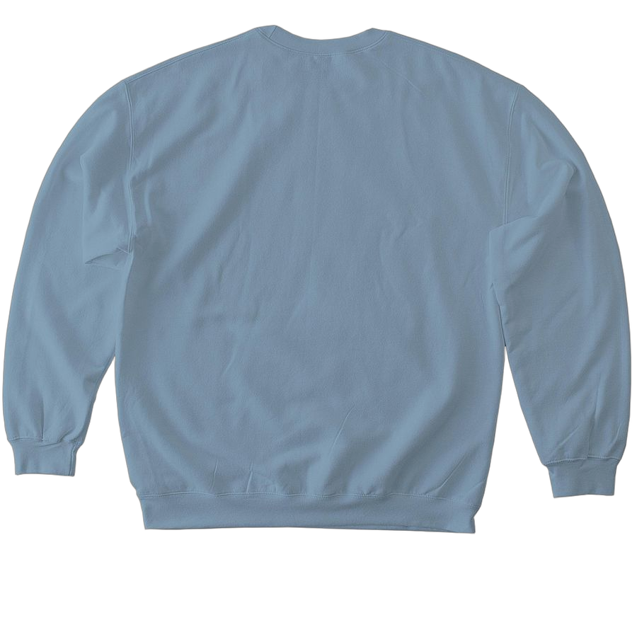 Stone Blue Softstyle Crewneck Sweatshirt - Back